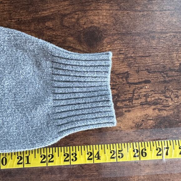 Goodfellow Co Sweater Hoodie Medium Gray Cotton Blend Oversized Skater Lounge - Picture 5 of 8